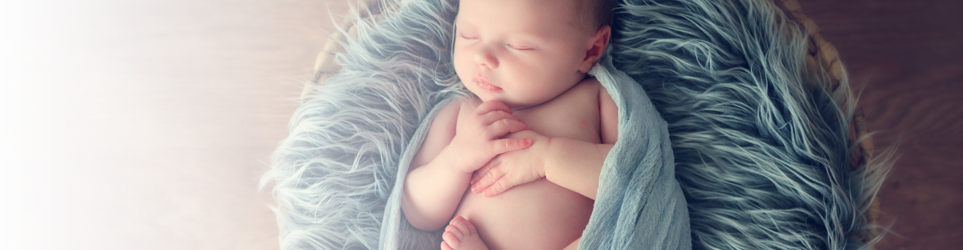 Photo of a baby sleeping